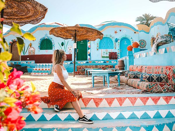 Explore the Nubian Village by traditional felucca plus authentic lunch